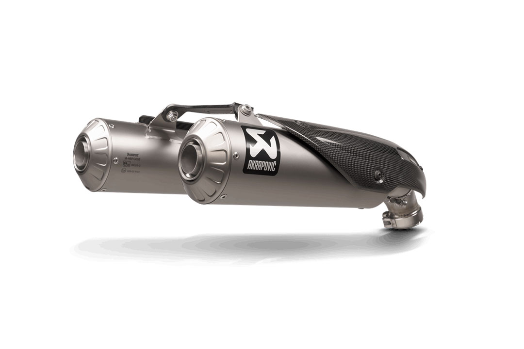 Akrapovic Slip-On Line (Titanium) for Ducati Scrambler 1100 from model year 2021-