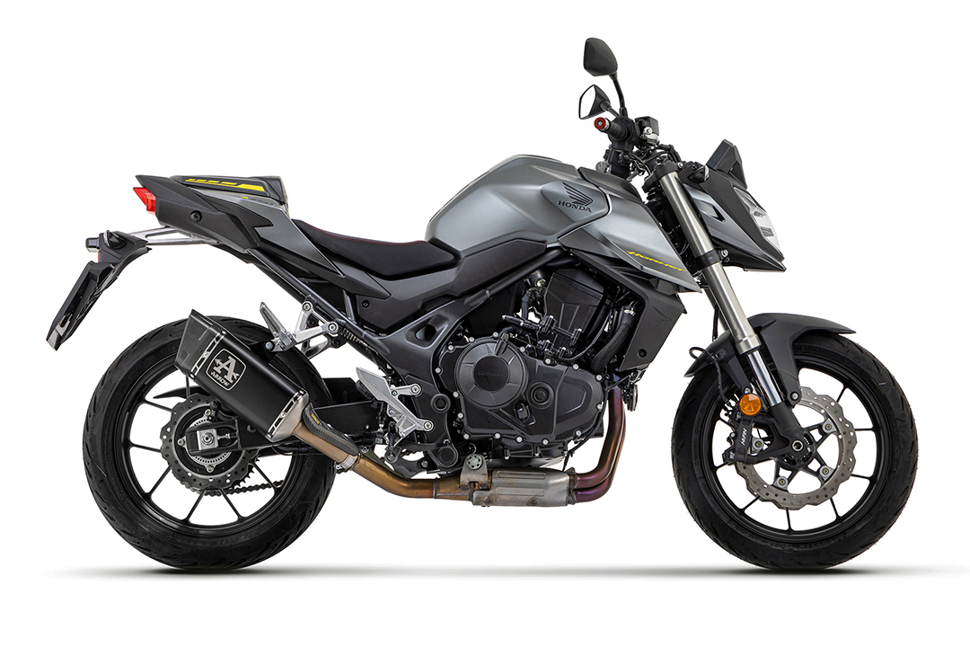 ARROW PISTA DARK Slip-On Titanium for Honda CB750 Hornet Model Year 2023-