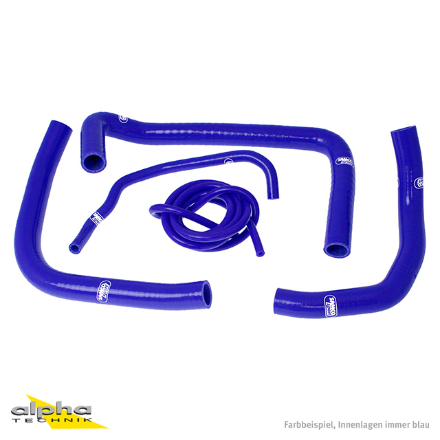 SAMCO SPORT Silicone Hose Kit, Blue, for Honda CBR900RR Model Year 1994-1995