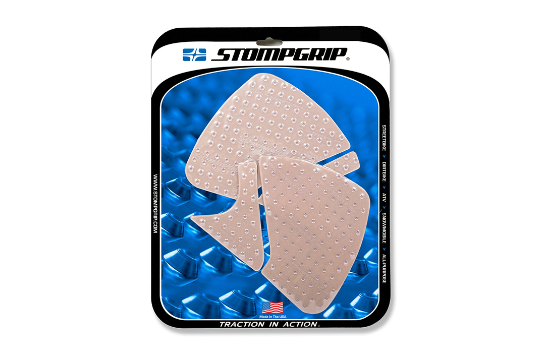 Stompgrip fuel tank Pad, clear, Volcano, Streetbike fuel tank Kit - fuel tank Sides, for Ducati Monster 937 (+), 2021-2022