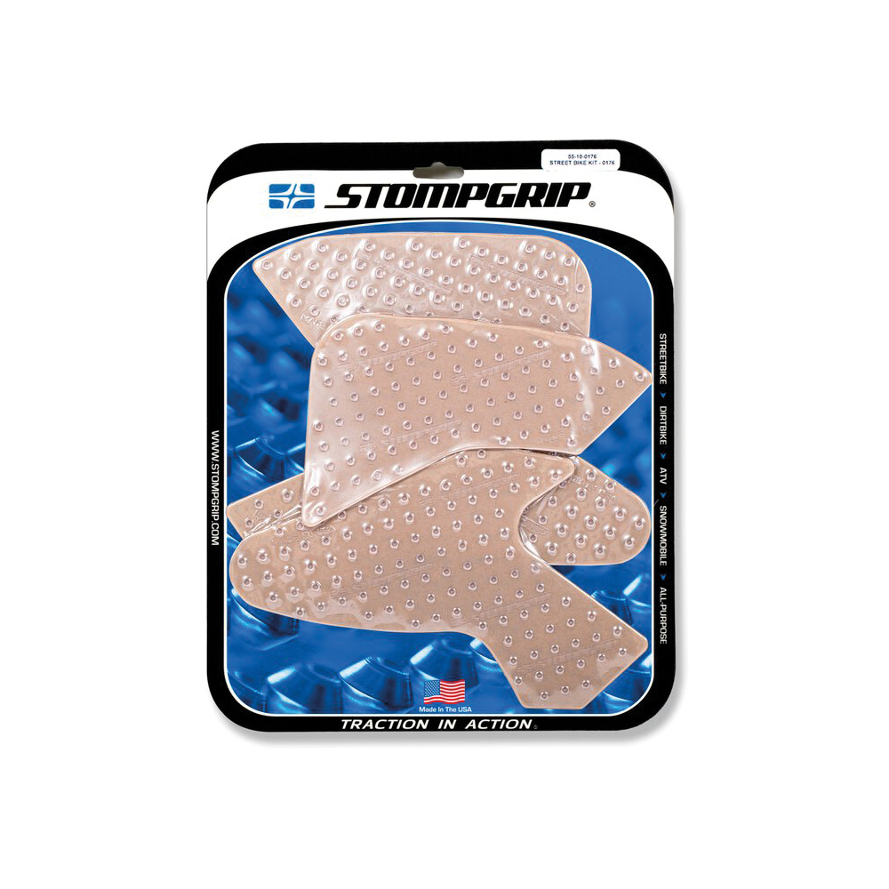 Stompgrip Traction Pads clear, for BMW F900R, 2020-2025