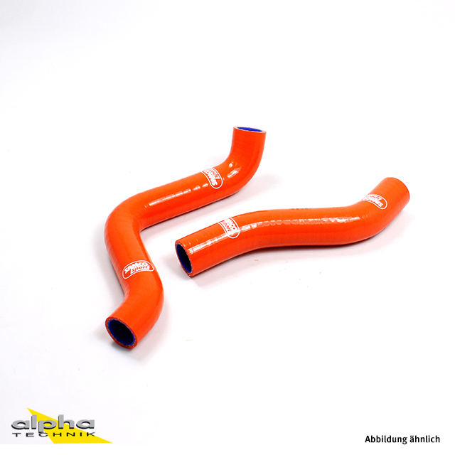 SAMCO SPORT Silicone Hose Kit Orange KTM 690 Enduro (R) / SMC / R and Husqvarna 701 Enduro / Supermoto