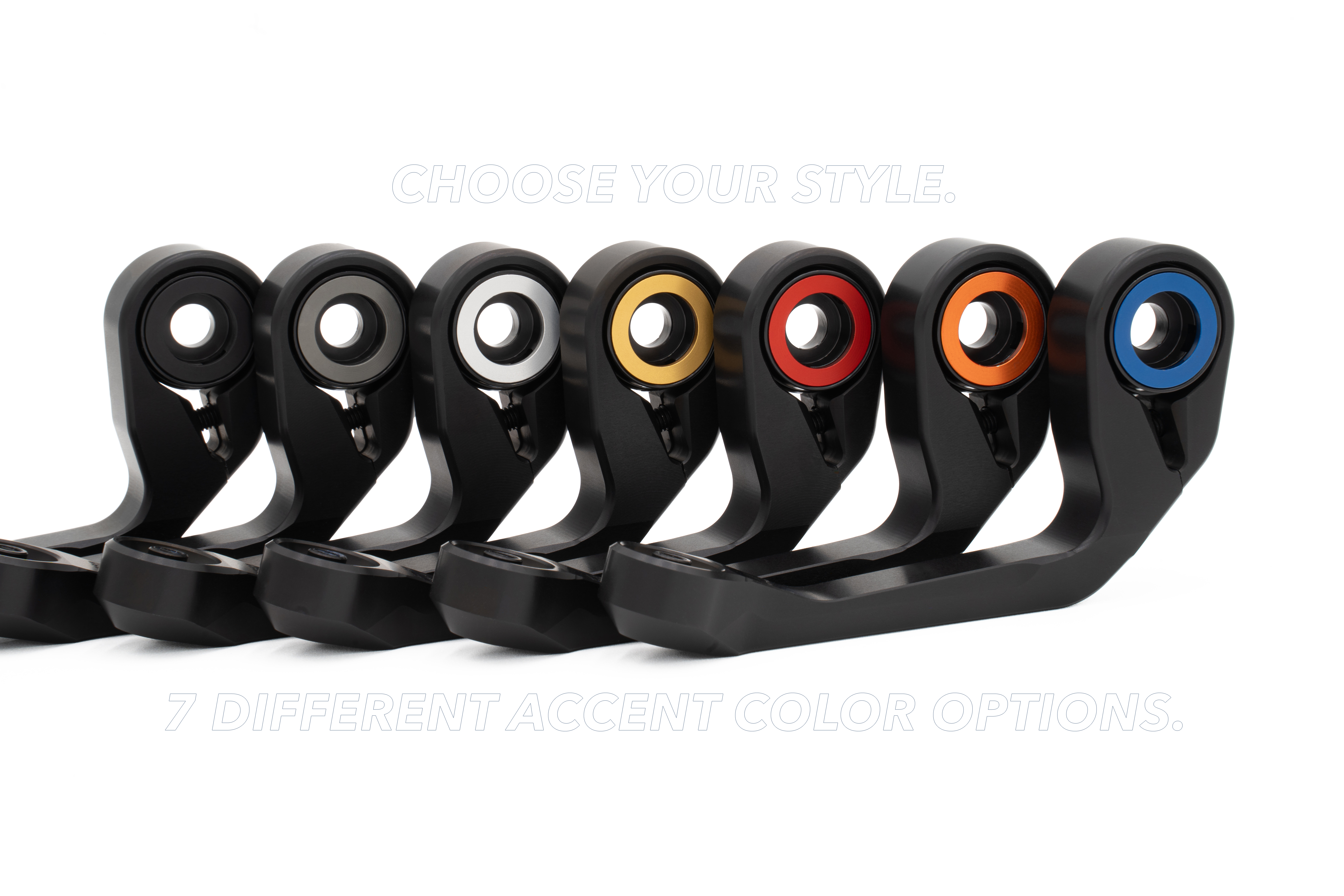 Gilles MOON Symmetrical handlebar-End Mirror, Black