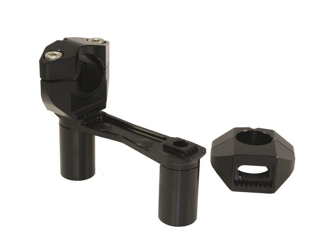 GILLES 2DGT adjustable handlebar clamps, black