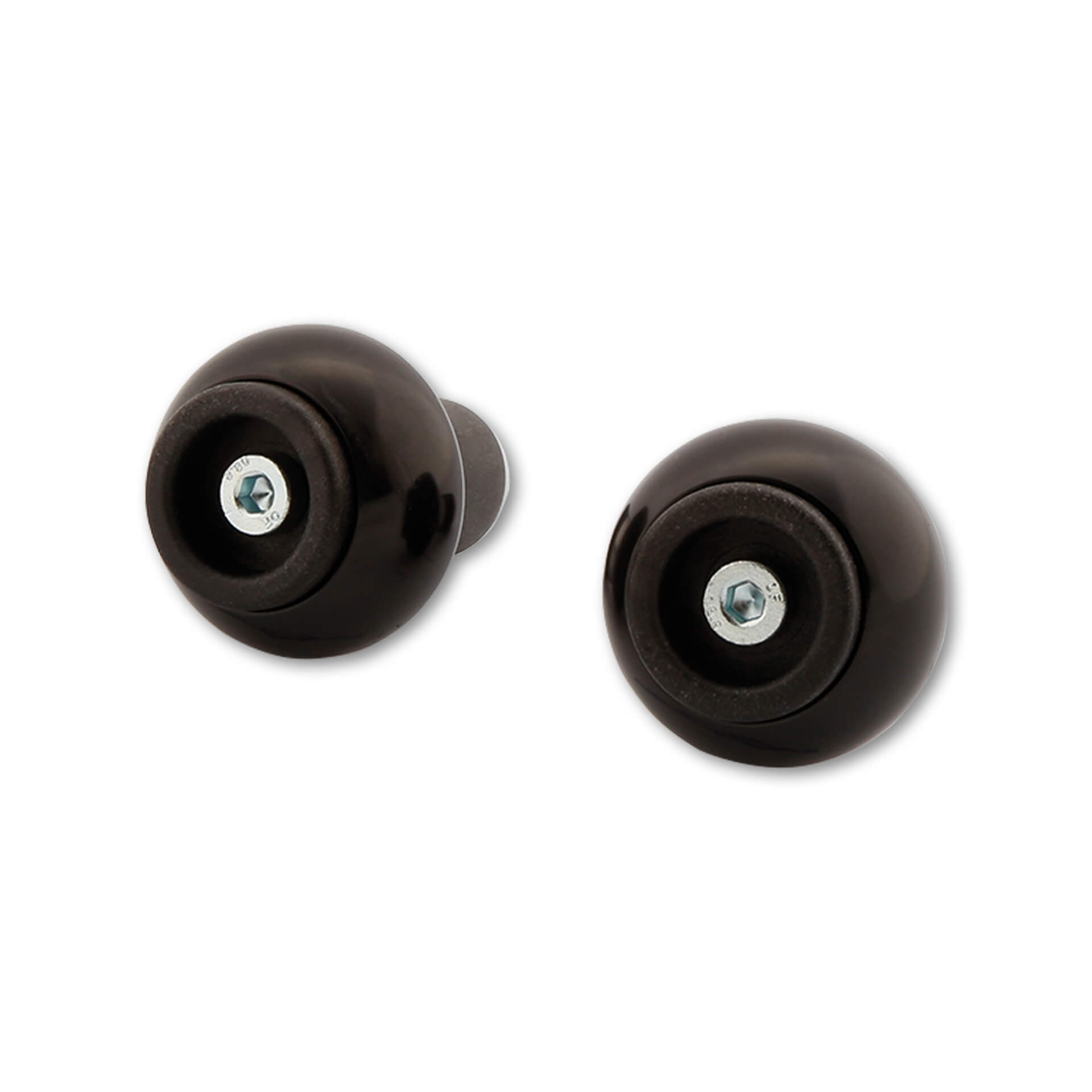 LSL Classic Axle Balls, for various Ducati models, black, front axle