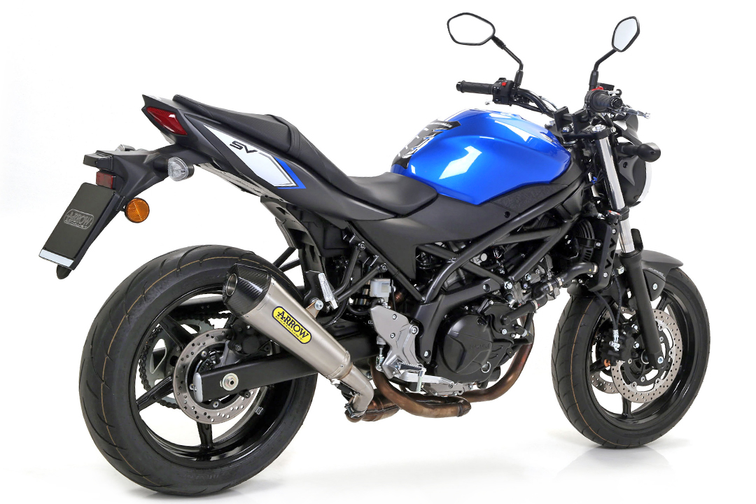 ARROW X-KONE Exhaust for Suzuki SV650 2016-, Stainless Steel (Only with ARROW Mid-Pipe)