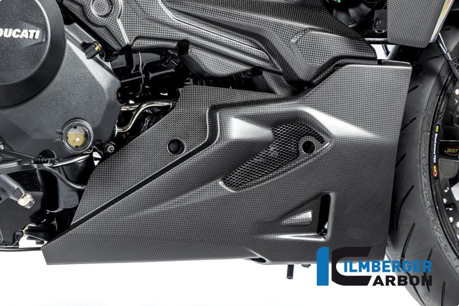 Ilmberger Carbon Engine Spoiler right side R/S, Matte, Ducati Diavel 1260, 2019-