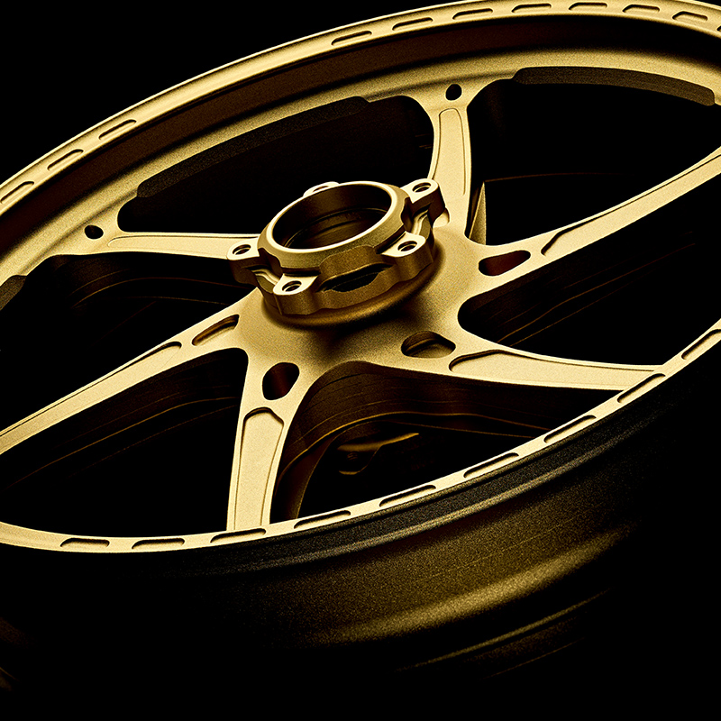 OZ Gass RS-A Aluminium Wheel Set in Matt Gold for Suzuki GSXR1000(R) (with ABS), 2016-2020