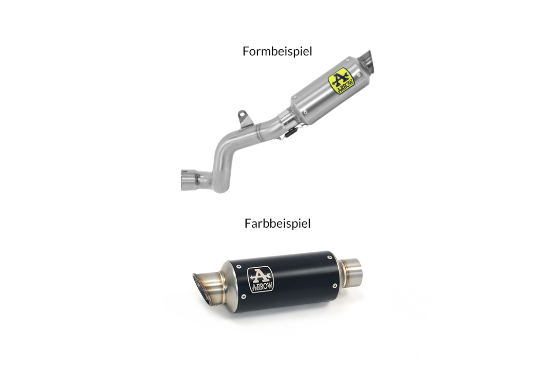 ARROW Racing Exhaust DARK GP2 for Honda CBR1000RR 2014- made of Stainless Steel