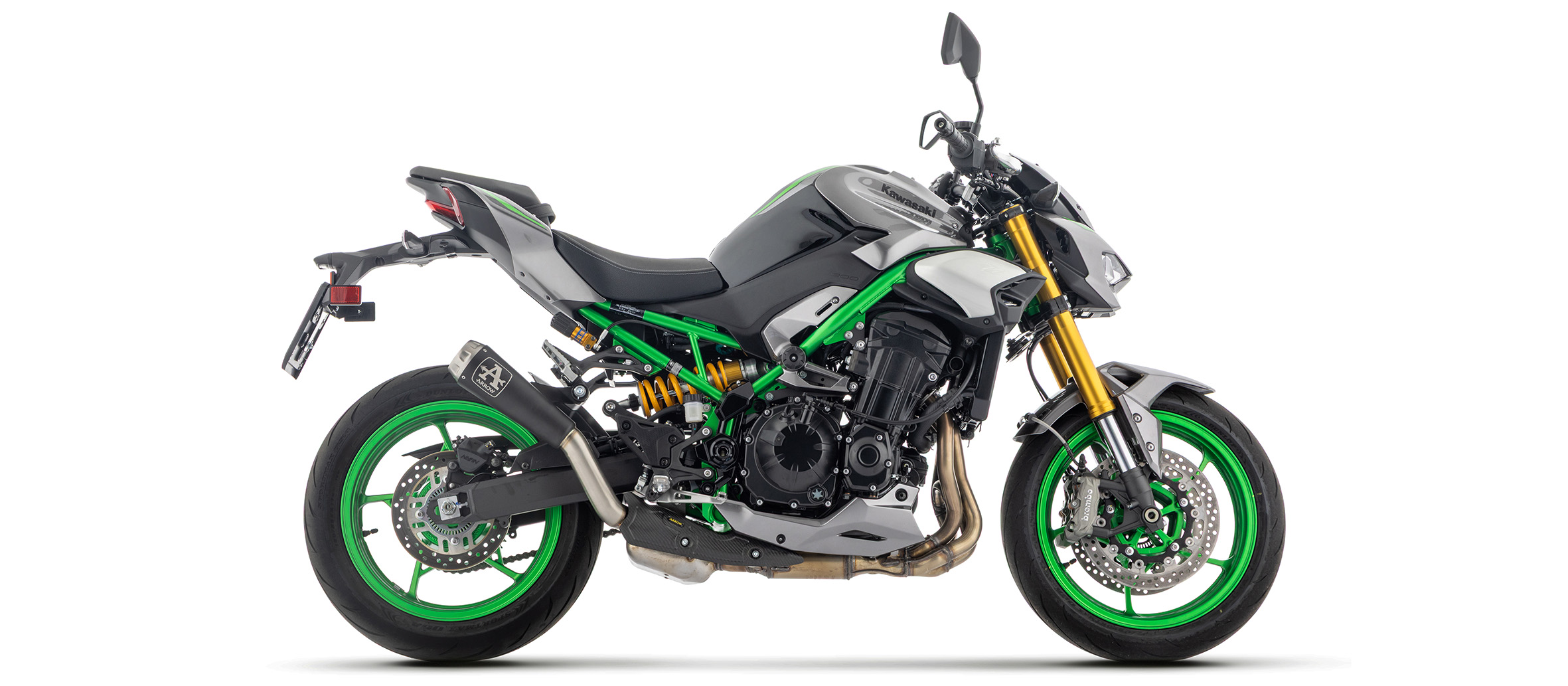 ARROW PRO RACE Titanium Exhaust for Kawasaki Z900 from model year 2025-