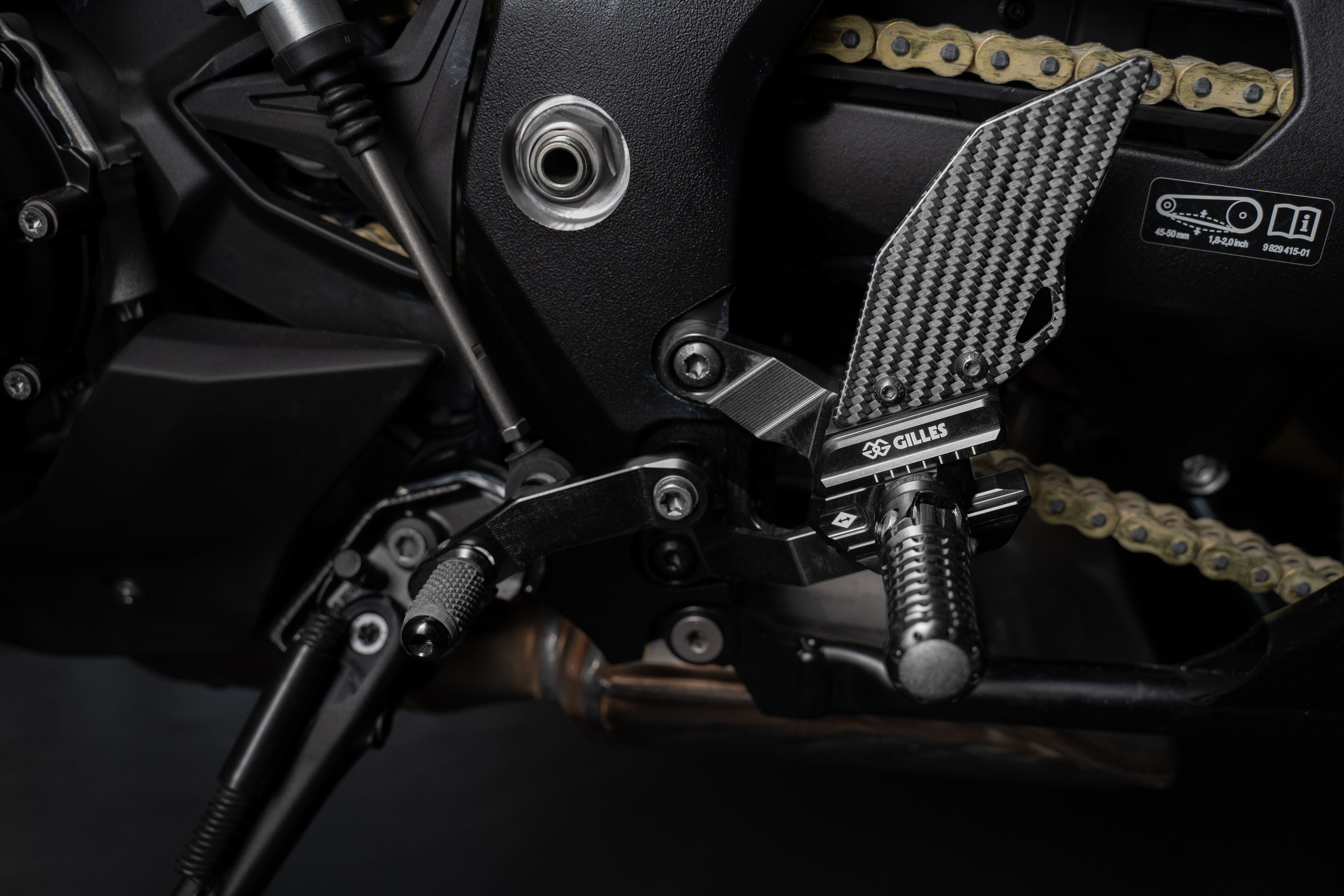 GILLES VCR footrest Rearset System for BMW S1000XR 2020 onwards, M1000XR 2023 onwards