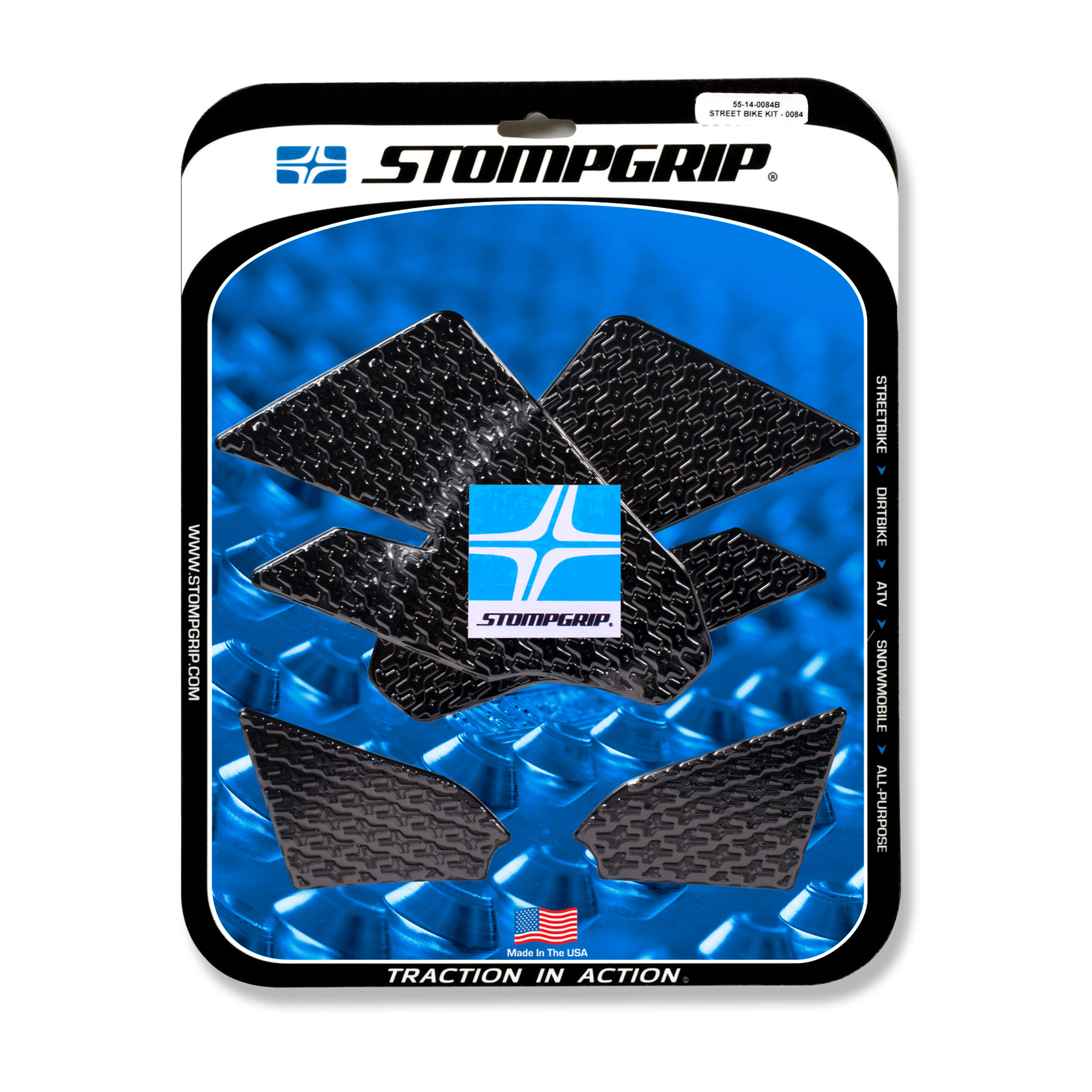 Stompgrip black, Icon, for BMW F700GS, F800GS (Adventure), 2013-2018