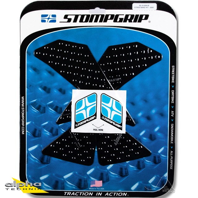 Stompgrip black, Volcano, for Yamaha WR250R 2011-2020, WR250X 2008-2015