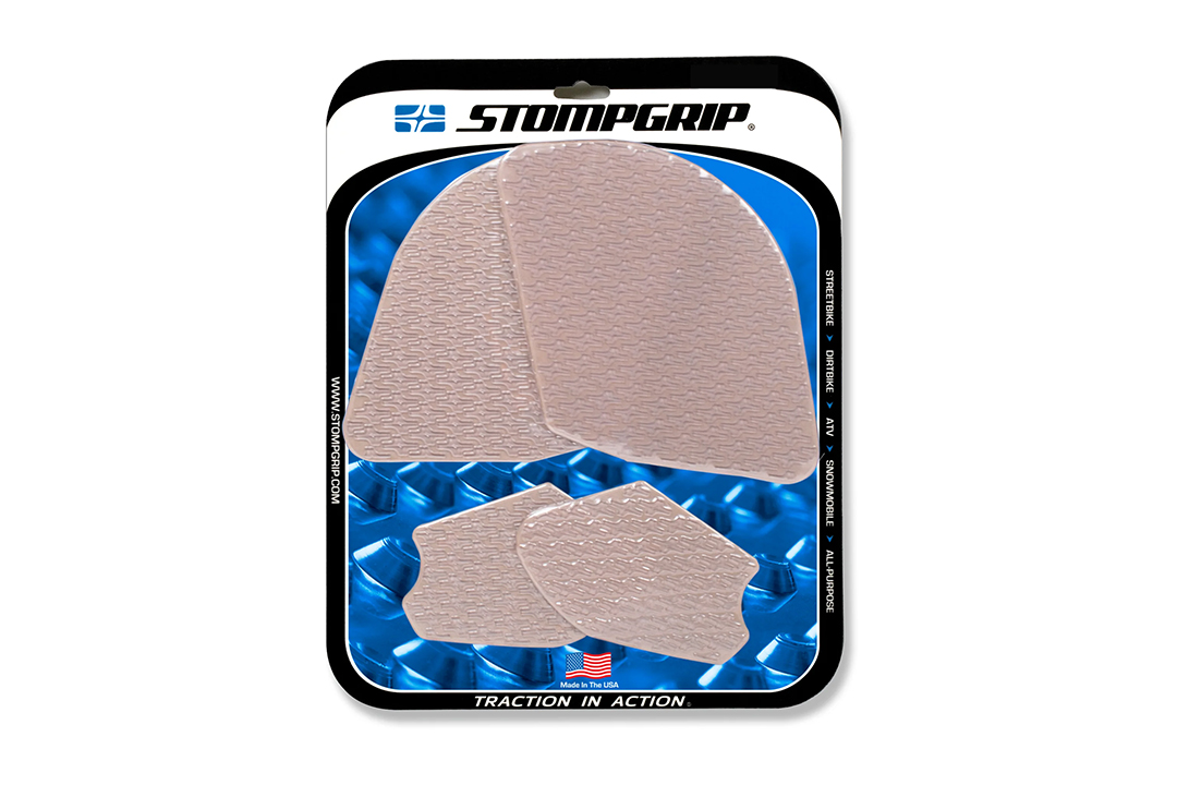 Stompgrip fuel tank Pad clear, Icon, Streetbike fuel tank Kit - fuel tank Sides, for Ducati Panigale V4 2022
