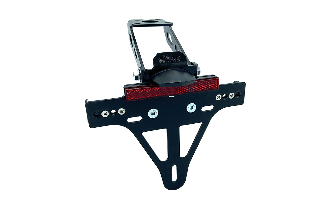 alpha Technik Licence Plate Holder for Kawasaki Ninja ZX4-R / ZX-4RR, model year 2024-