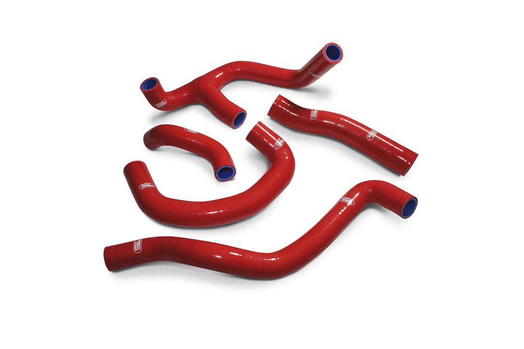 SAMCO SPORT Silicone Hose Kit red for Suzuki RGV250 model year 1991-1996