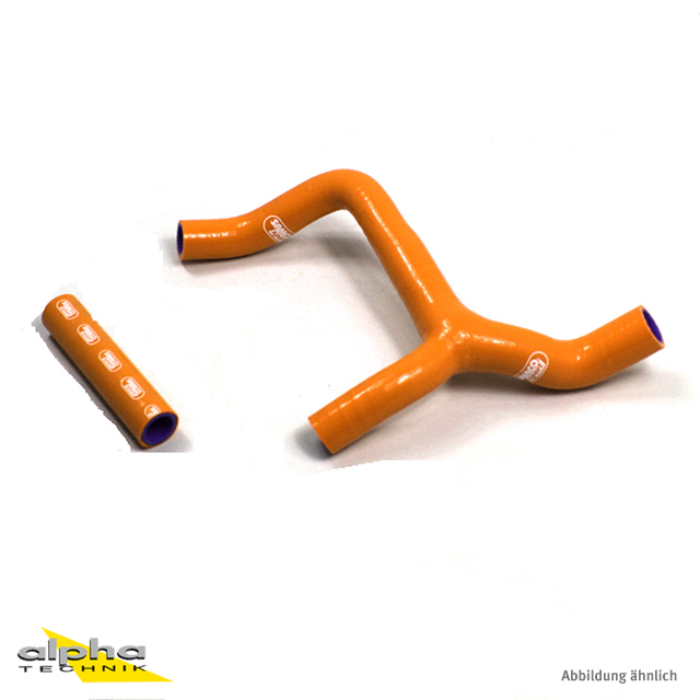 SAMCO SPORT Silicone Hose Kit orange for KTM 250 SX-F Factory Edition Model Year 2015