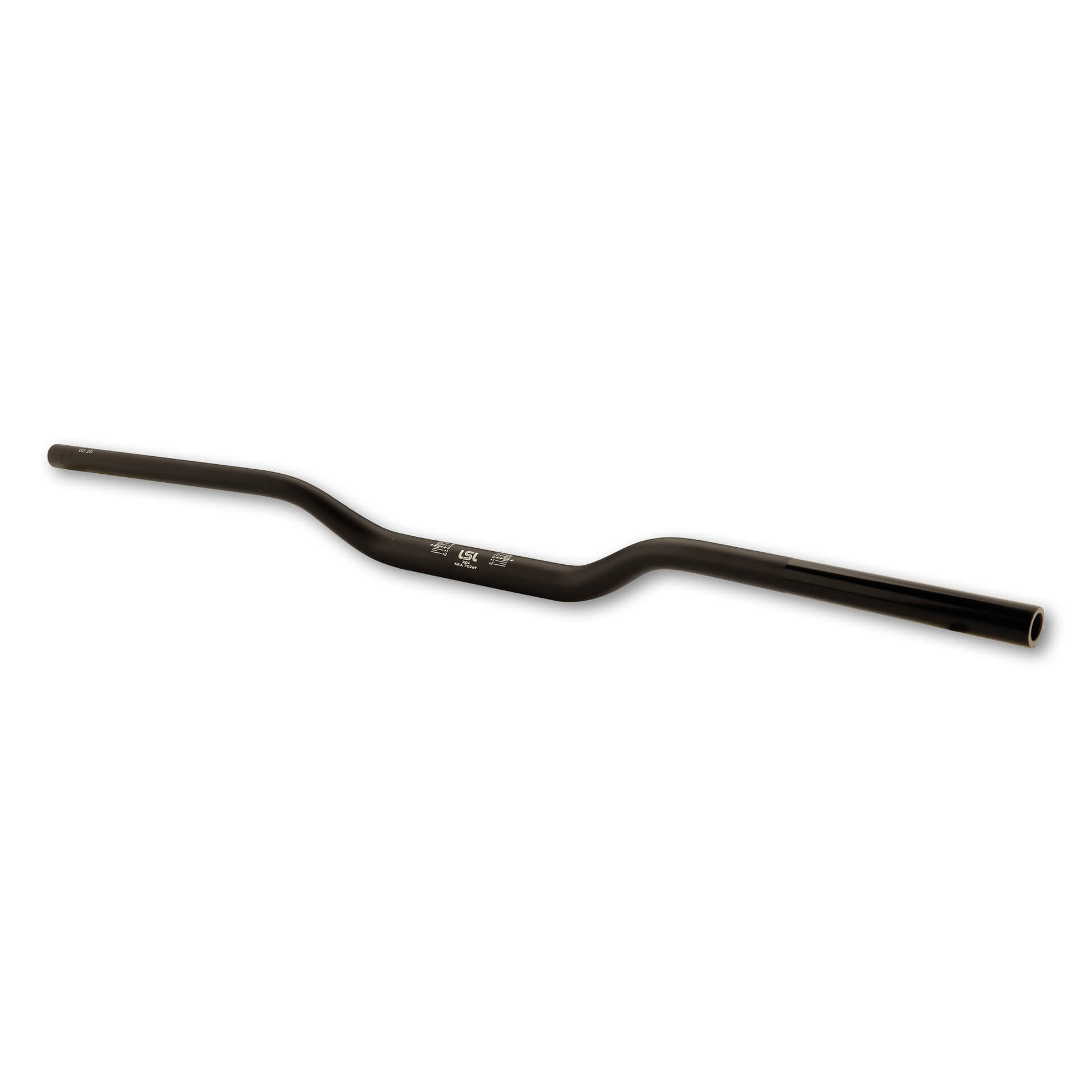 LSL Aluminium handlebar Adventure X04, Ø28.6 mm, black