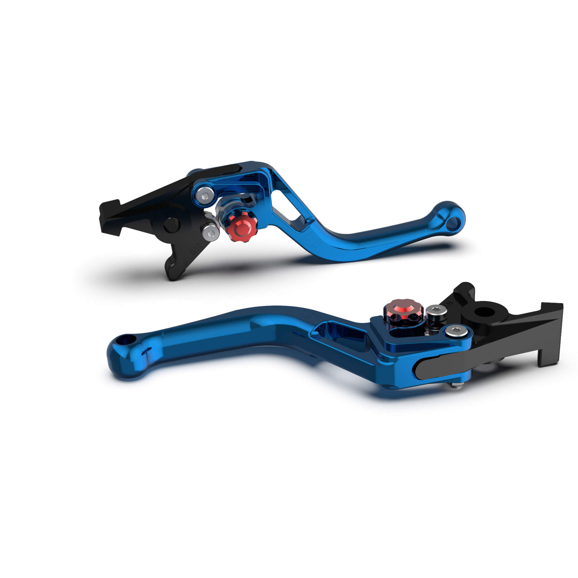 LSL clutch lever BOW L52, short, blue/red