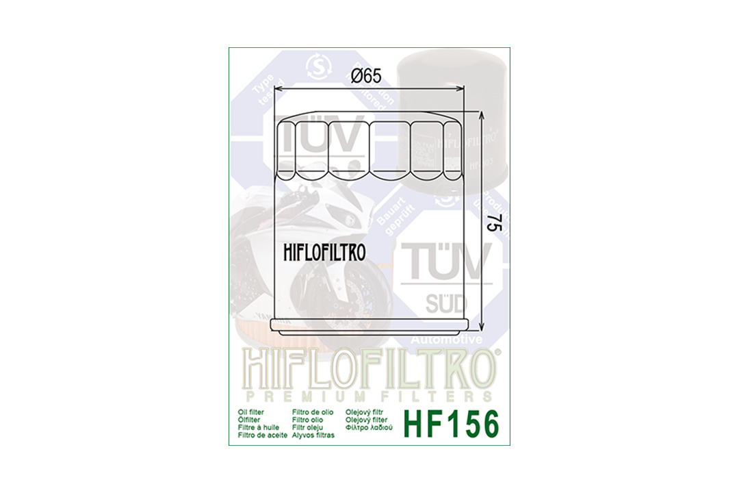 HIFLO oil filter HF156 for various KTM models, 2nd Filter