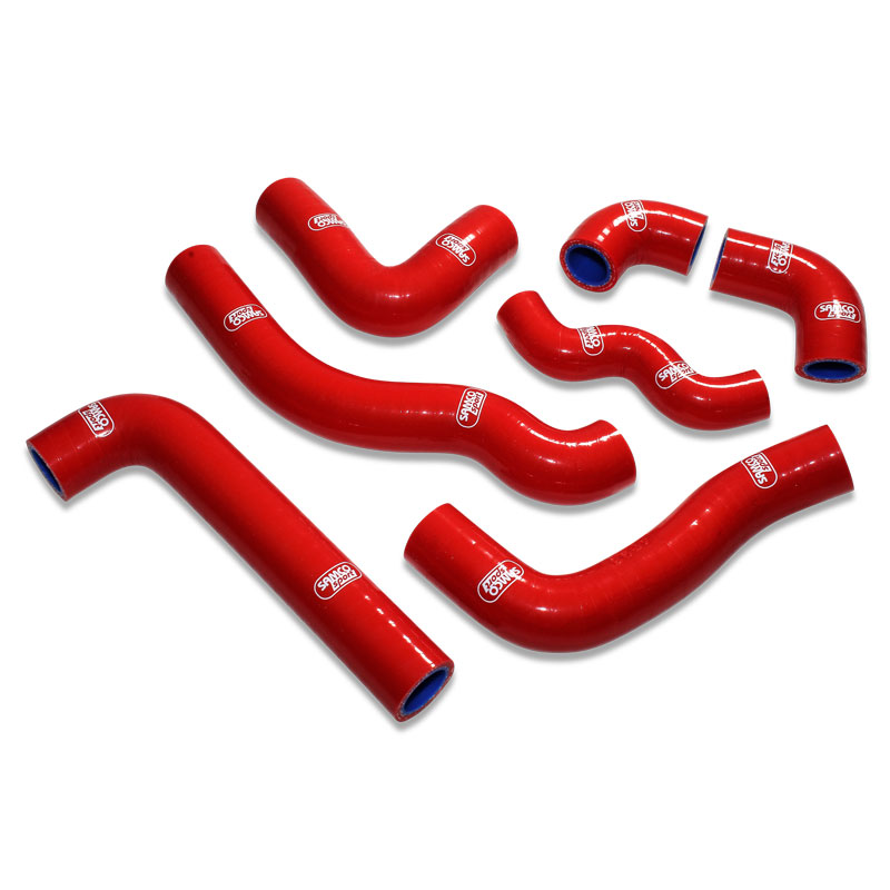 Samco Silicone Hose Kit in viper red, for various Beta models