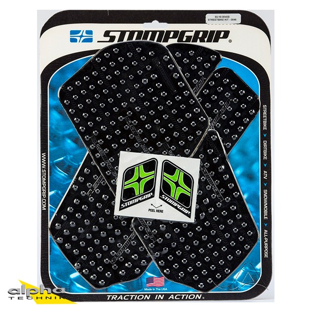 Stompgrip black, Volcano, for Kawasaki 1400 GTR, 2008-2020