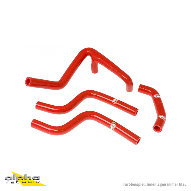 SAMCO SPORT Red Silicone Hose Kit for Husqvarna CR250 CR360 WR250 WR360 Model Year 2000-2007