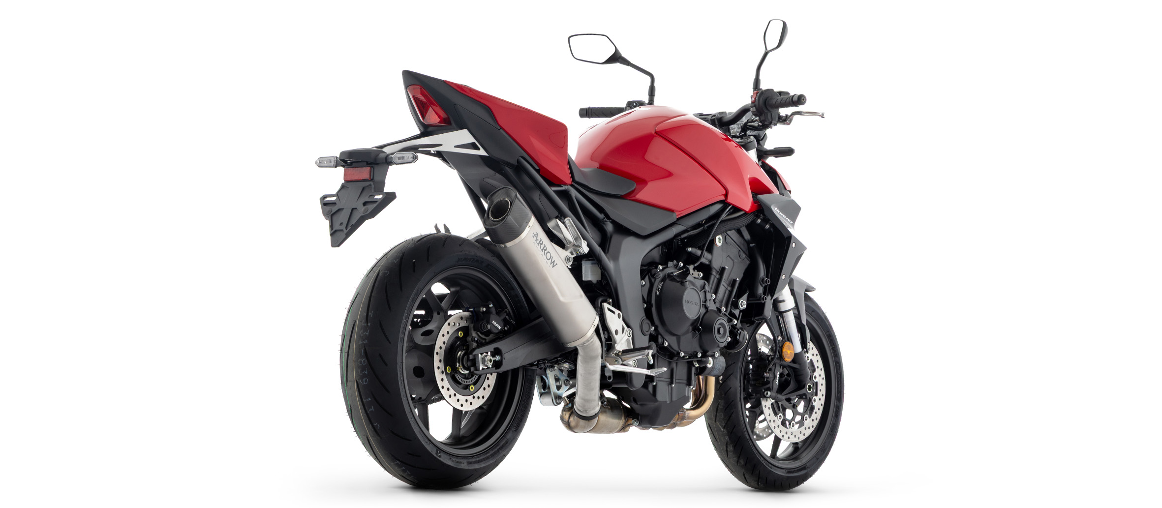 ARROW INDY RACE EVO Black Aluminium Exhaust for Honda CB1000 Hornet Model Year 2025-