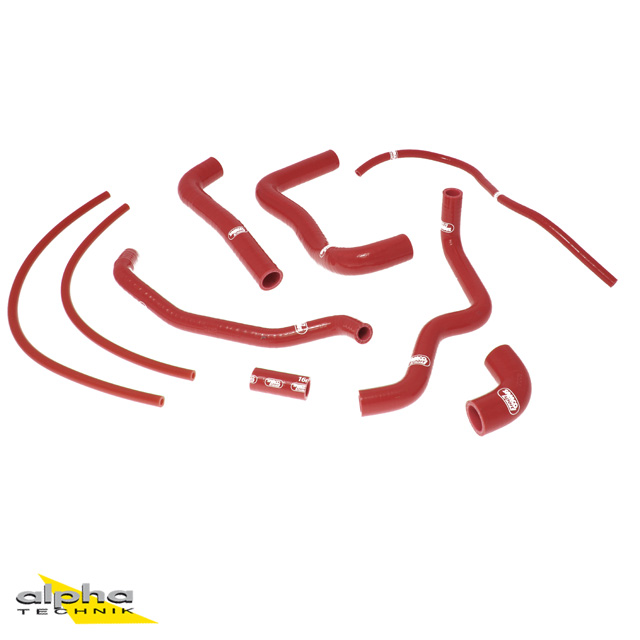 SAMCO SPORT Silicone Hose Kit red for Aprilia RSV1000R Tuono 1000R Factory Model Year 2004-2010