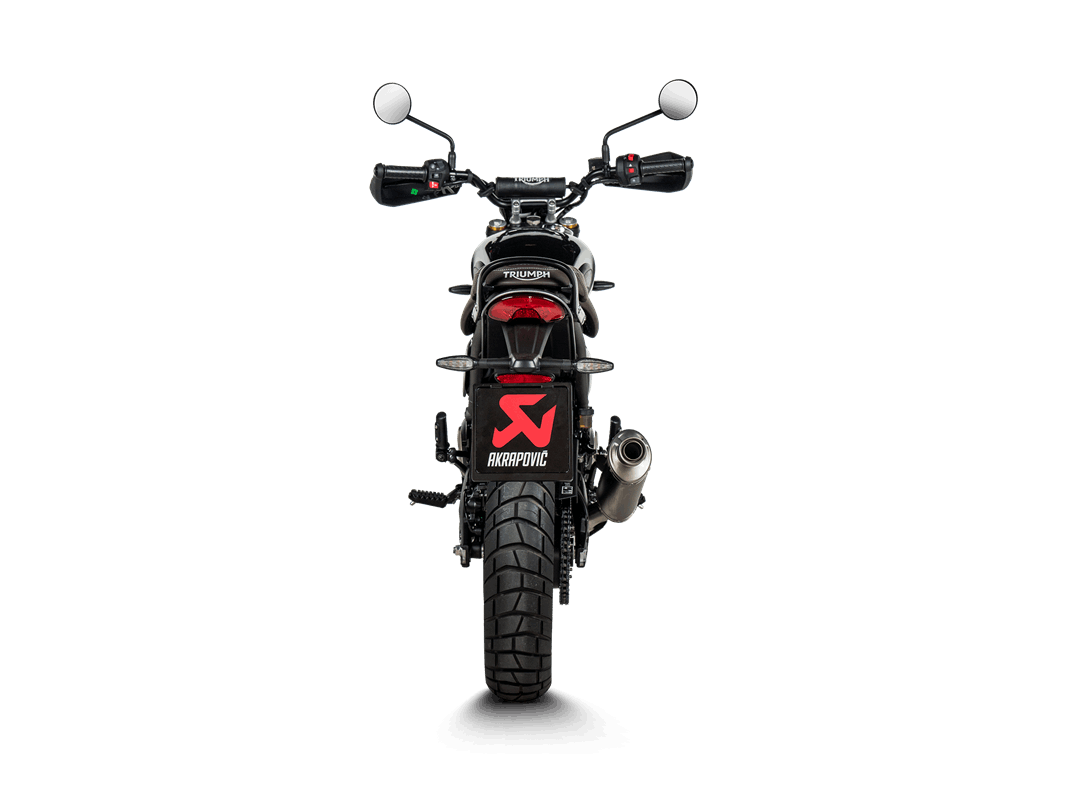 Akrapovic Slip-On Line (Titanium) Exhaust for Triumph Scrambler 400 X, 2023-2024