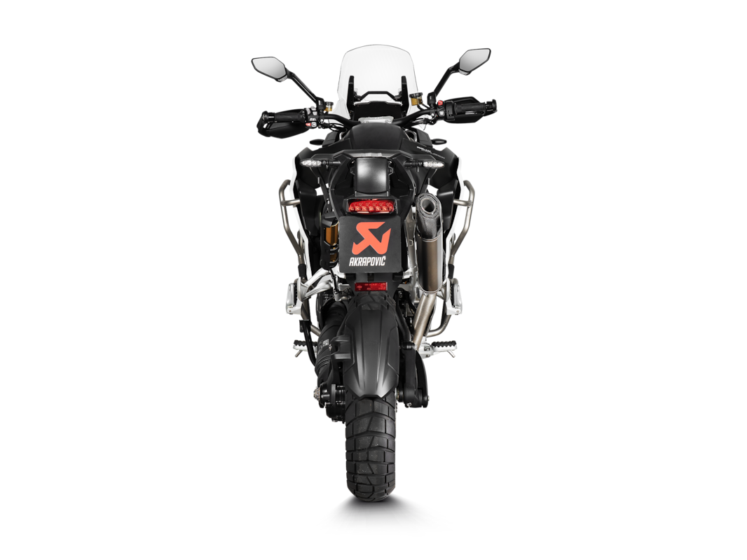 Akrapovic Slip-On Line (Titanium) exhaust system for Triumph Tiger 1200 GT, Rally, 2022-2024