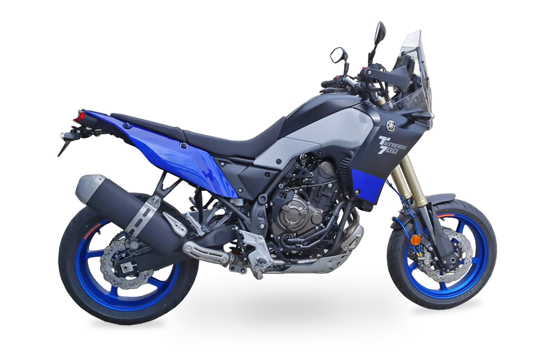 OZ Piega 17" Aluminium Forged Wheel Conversion Kit for Yamaha Tenere 700 from 2019 onwards, Matt Blue