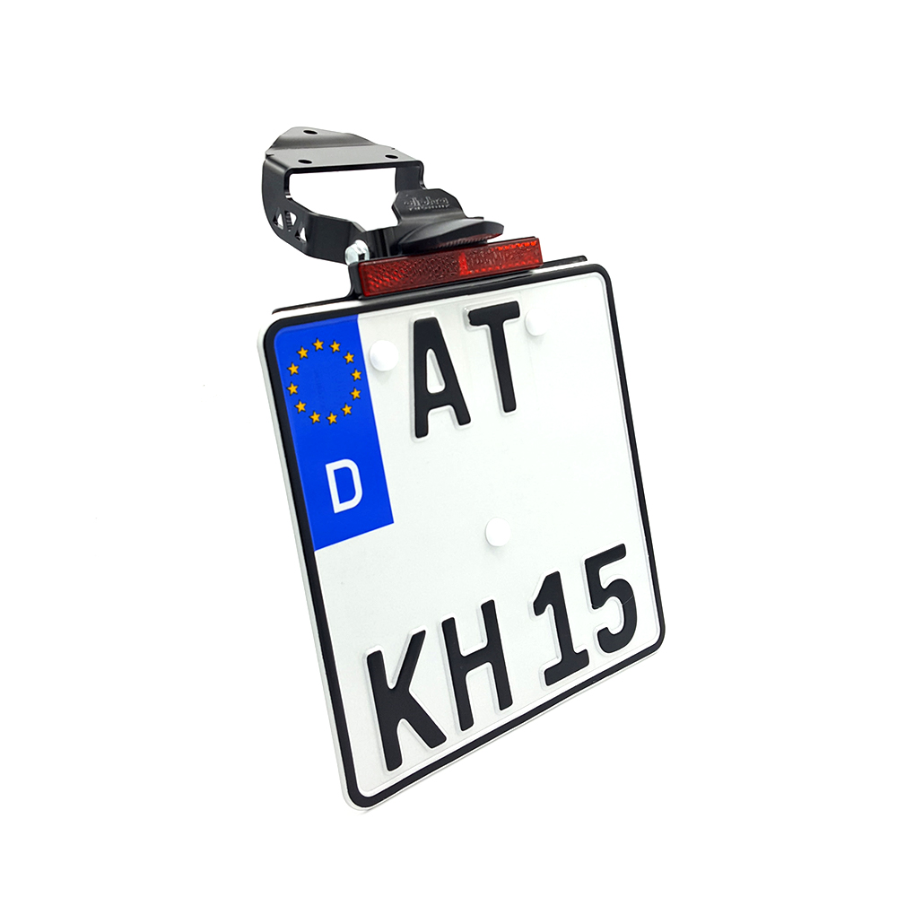 alpha Technik Number Plate Holder for Yamaha XV950 and XV950R; Type VN03/VN07; Model Year 2013-