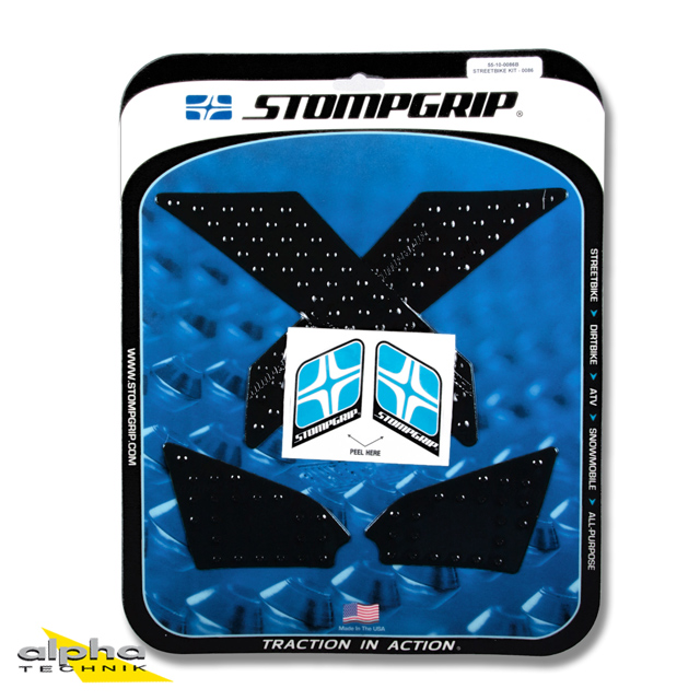 Stompgrip black, Volcano, for Honda NC700X, NC750X, 2013-2015