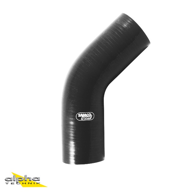 Samco Silicone Hose 45° Reducer 60-55 mm Black