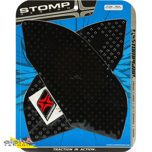 Stompgrip Black, Volcano, for Aprilia Models