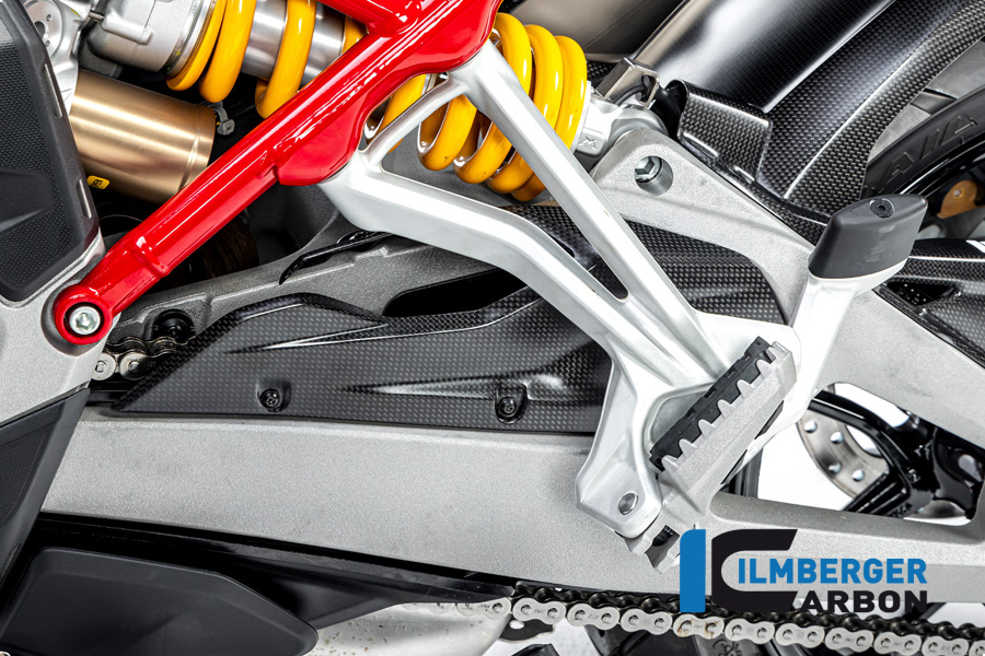 Ilmberger Carbon chainguard/Swingarm Insert, Matt, Ducati Multistrada V4 2020-