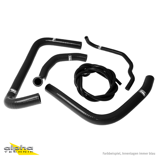 SAMCO SPORT Silicone Hose Kit black for Honda CBR900RR Model Year 1992-1993