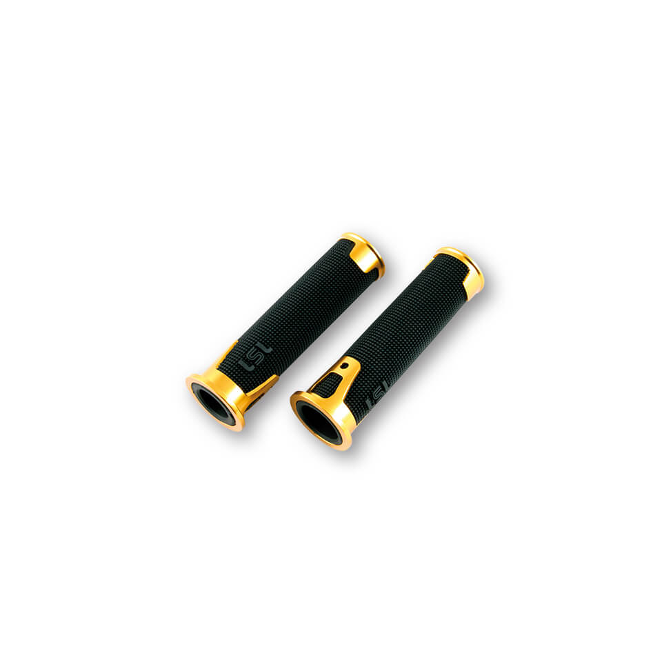 LSL ERGONIA handlebar grip, 7/8 inch (22.2 mm), 125 mm, gold