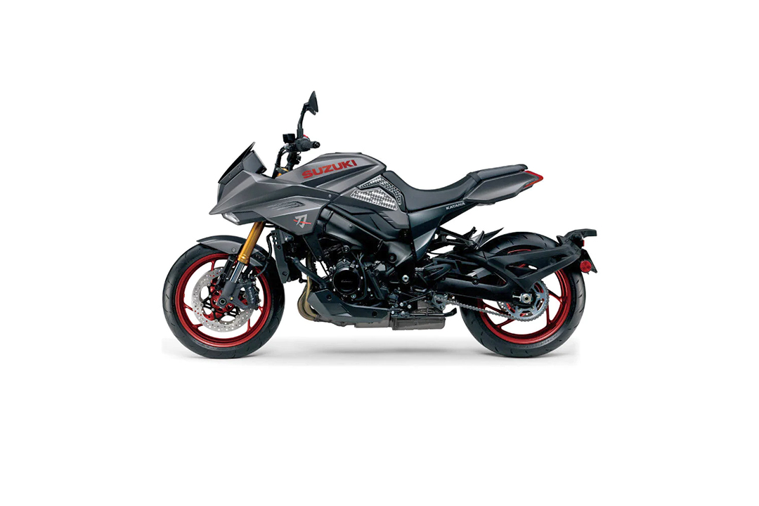 Stompgrip fuel tank Pad clear, Volcano, Streetbike fuel tank Kit - fuel tank Sides, for Suzuki GSX-S1000S Katana, Type WDG0 EURO4, model year 2020-2022