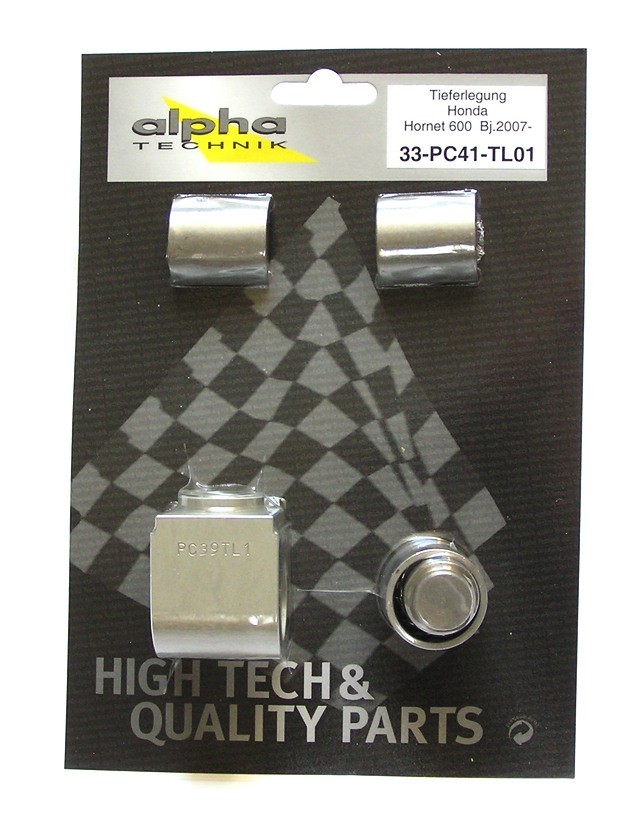 alpha Technik Lowering Kit 25mm for Honda Hornet 600, Type PC41; Model Year 2007-