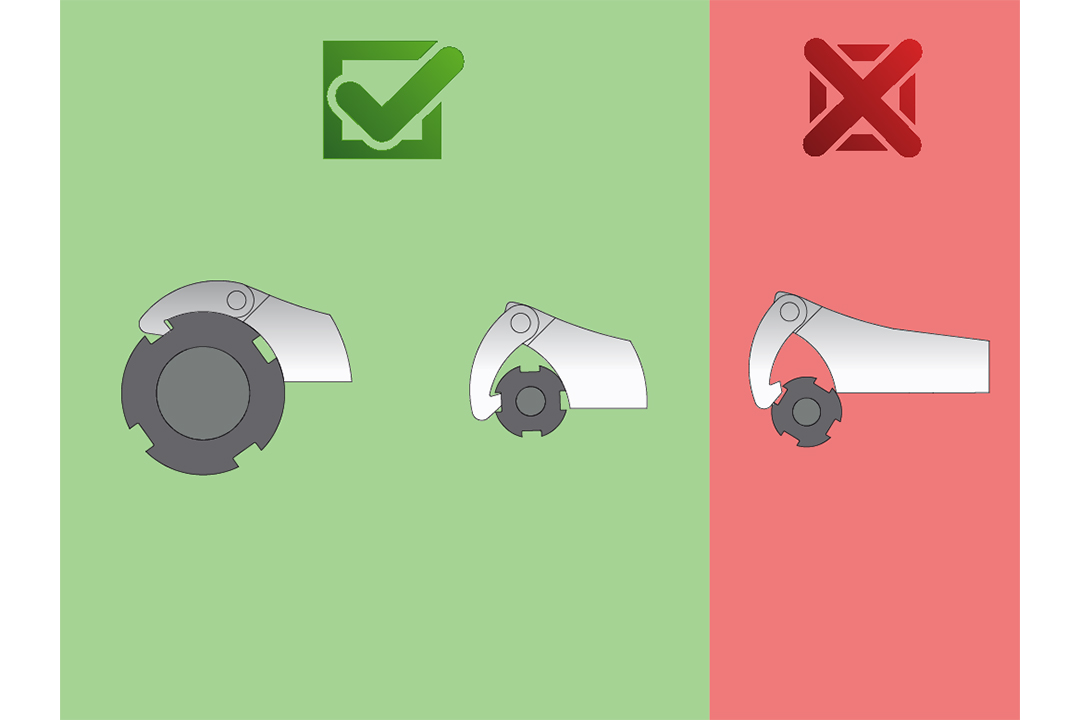 UNIOR hook wrench flexible, number-plate bracket nut size 50-80 mm