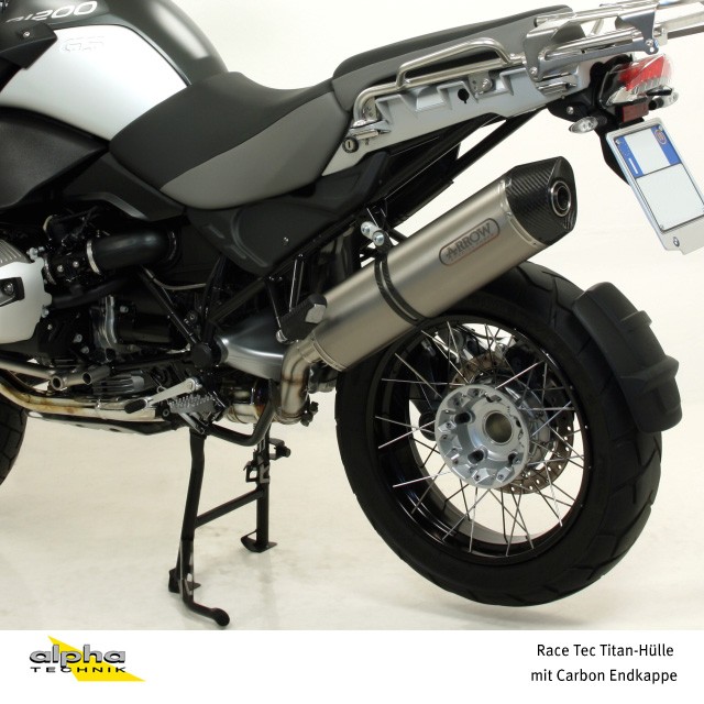ARROW RACE TECH Exhaust for BMW R1200GS / Adventure 2004-12, Titanium
