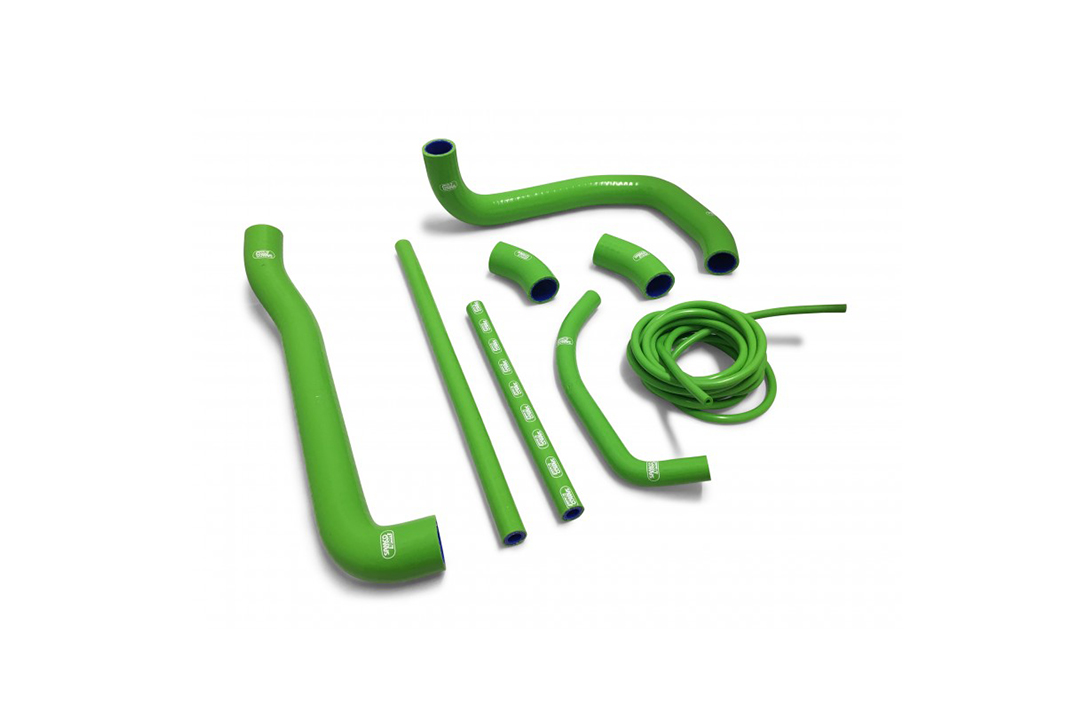 SAMCO SPORT Silicone Hose Kit green for Kawasaki ZXR750 Model Year 1991-1995