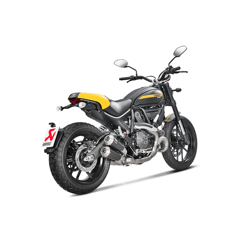 Akrapovic Optional Header (Titanium) exhaust system for Ducati Scrambler Icon Urban Enduro Classic Full Throttle Café Racer model year 2015-