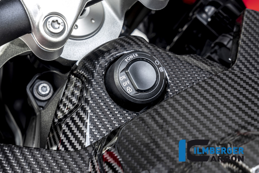Ilmberger Carbon Ignition Lock Cover, Glossy, BMW S1000XR 2020- M1000XR 2024-