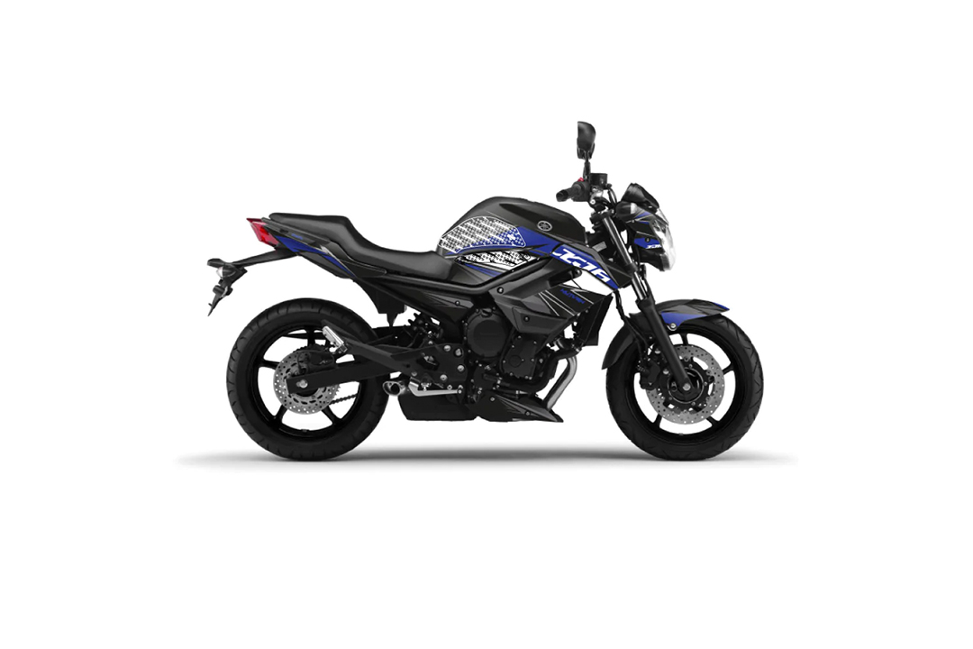 Stompgrip hybrid, Volcano, for Yamaha XJ6 Diversion (F), 2009-2015