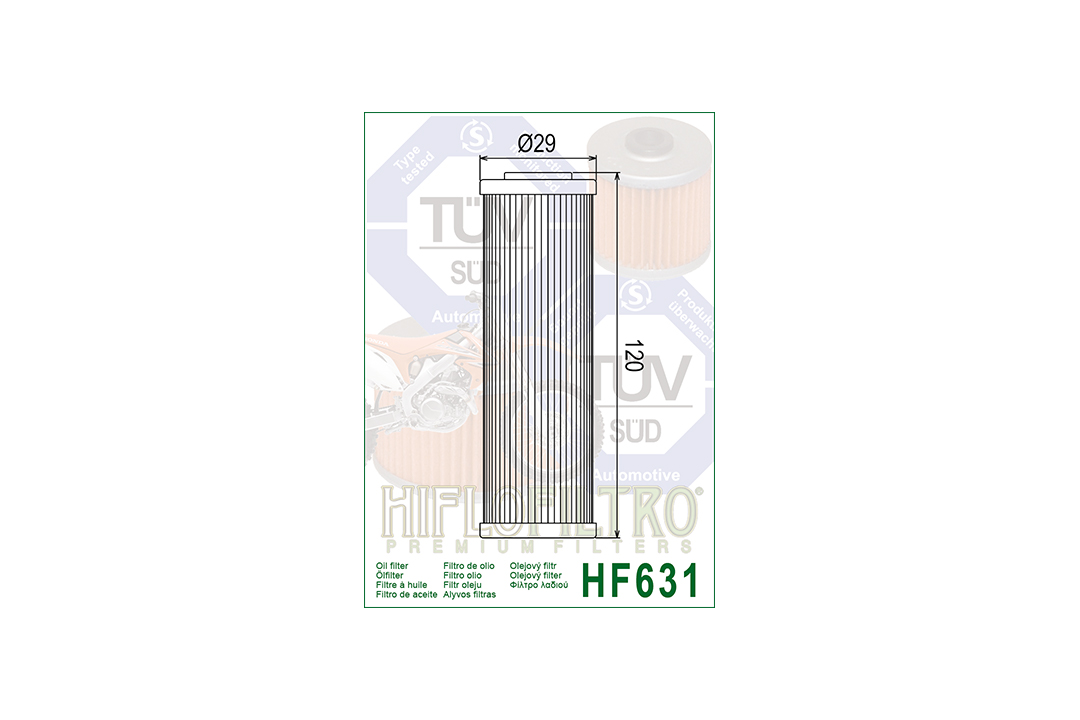 HFILO oil filter HF631 for various BETA Models
