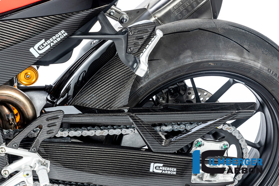 Ilmberger Carbon Mudguard rear gloss for Aprilia RSV4 / Tuono V4 2021-
