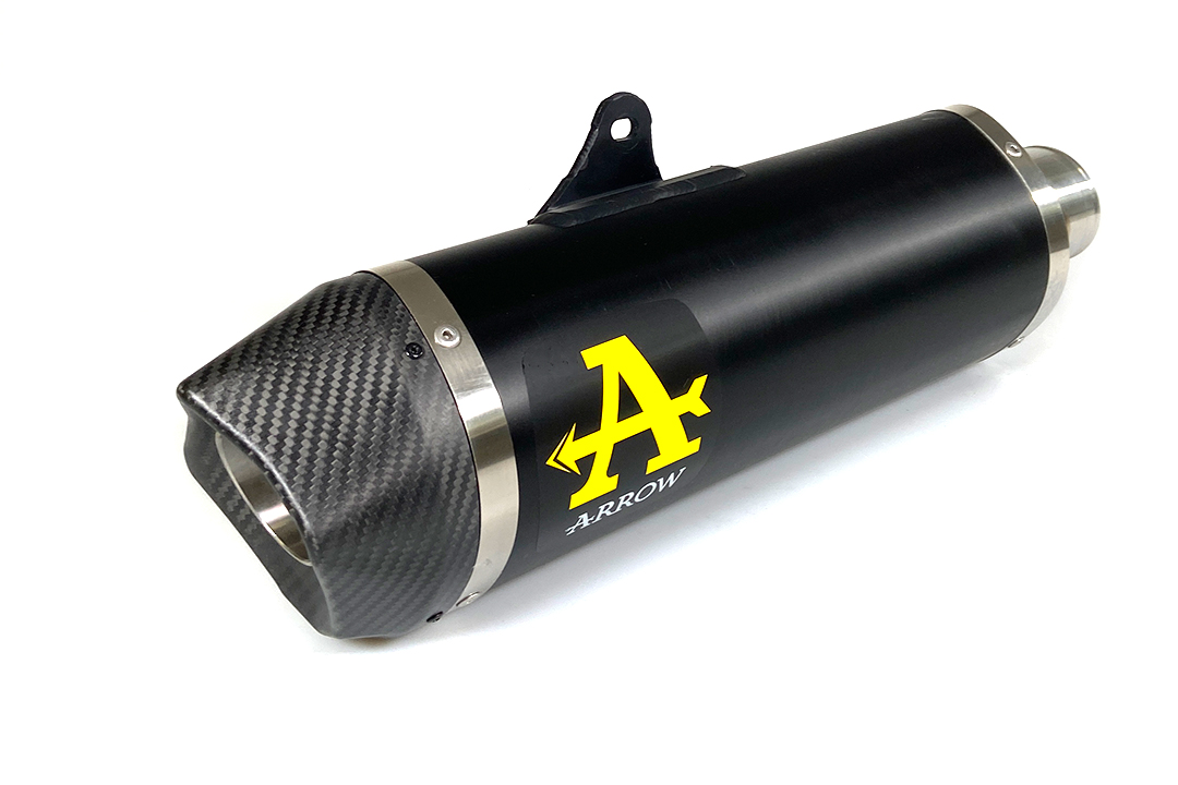 ARROW RACE TECH Exhaust for Suzuki V-Strom 650 (XT), 2017- in black aluminium